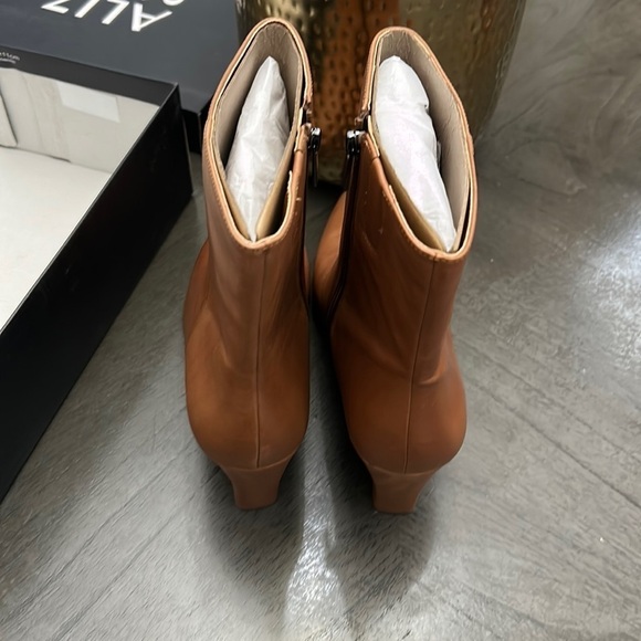 Naturalizer Dario Pointed Toe Bootie in English Tea Brown Leather - Picture 8 of 13